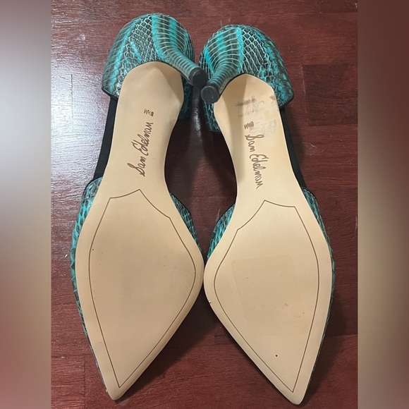 Sam Edelman ‘Delilah’ Faux Snakeskin Leather Heels, Size 8.5M - Picture 8 of 12